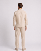Chemise Homme Casual Chic à Col Boutonné