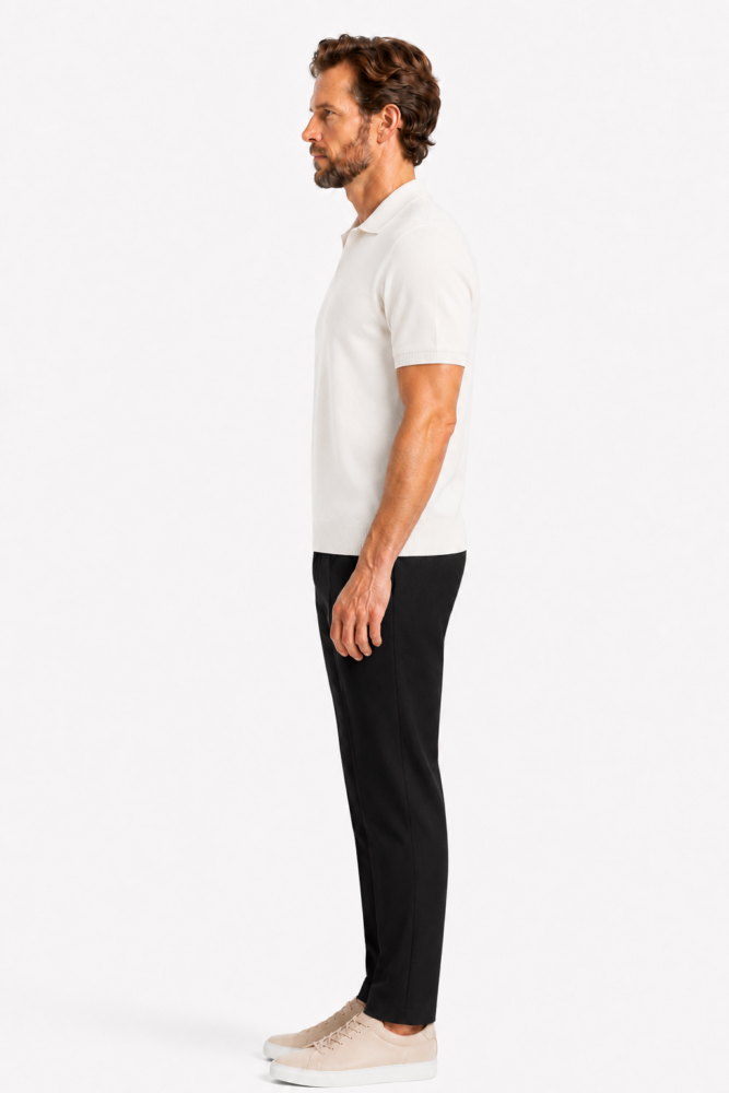 Polo Homme Col Ouvert – Coupe Décontractée