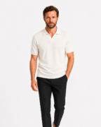 Polo Homme Col Ouvert – Coupe Décontractée